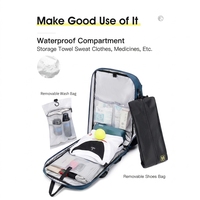Sac à dos de sport multifonctionnel imperméable antivol grande capacité Arctic Hunter pour activités de plein air et salle de sport