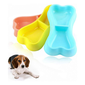 Tazón para Mascotas con Comedero y Bebedero Elevados, Antideslizante, Portátil, Impermeable, de PP Lavable, con Logotipo Personalizado, Venta al Por Mayor de Fábrica - Product Image 1