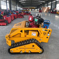 Soldes Exceptionnelles : Tondeuse Autoportée Zéro-Turn à Chenilles, Diesel 4 Temps, Tout-Terrain, Idéale pour Travaux en Zone Montagneuse – Direct Usine Chine