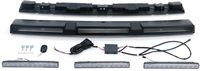 Apto para JIMNY 2023-2025, Barra de Luces LED para Techo, Spoiler de Techo Negro Brillante
