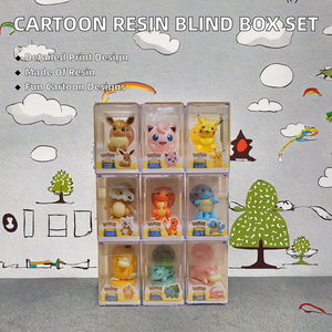 Set de Cajas Sorpresa Impresas Originales, Nuevas, con Figuras de Resina de Personajes como Pikachu, Jenny y Frozen, para Manualidades - Product Image 2