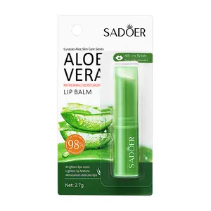 Sadoer Moisturizes नाजुक होंठ रोशन होंठ रंग मुसब्बर वेरा मॉइस्चराइजिंग होंठ बाम