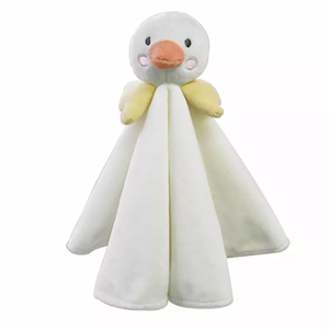 Dễ thương san hô Fleece Comforter với PP bông điền Plush vịt bé Đồ chơi an ninh chăn - Product Image 1