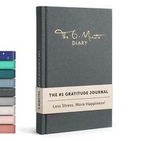 Agenda de Tapa Dura con Espiral A5, Planificador de Vida, Diario para Niñas y Niños, Cuaderno Diario, Regalo de Gratitud y Éxito, 80 Hojas