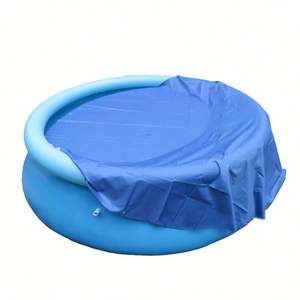 Couverture de piscine ronde gonflable, anti-poussière, imperméable à la pluie, imperméable, pour jardin, piscine familiale extérieure, protection - Product Image 1