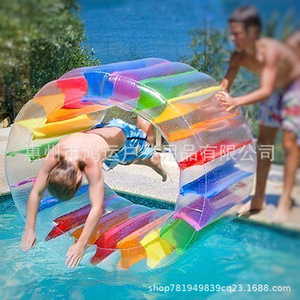 Rouleau aquatique gonflable 150x150cm en PVC, jouet de piscine pour usage en hôtel et complexe hôtelier - Product Image 1