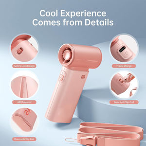 2025 Newest Rechargeable 4000mAh Handheld Turbo Mini <b>Fan</b> Wholesale Custom Portable Personal USB <b>Hand</b> <b>Held</b> <b>Fan</b> Handy <b>Fan</b> - Product Image 3