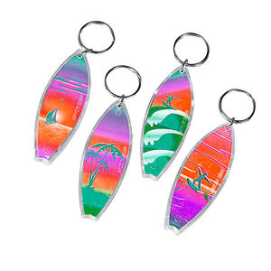 سلسلة مفاتيح من الأكريليك للدراجات النارية مخصصة مصنوعة من مادة كلوريد متعدد الفينيل تستخدم كحلقة مفاتيح لركوب الأمواج - Product Image 1