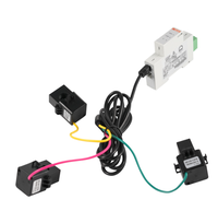 Medidor de Energía Inteligente Acrel ADL400M-CT de 2 Circuitos Trifásico con CT Externo 220V AC Modbus RTU para Monitoreo de Energía