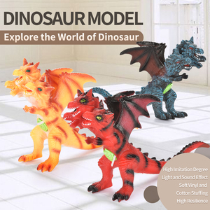 Jouets populaires qui se vendent <span class=keywords><strong>comme</strong></span> <span class=keywords><strong>des</strong></span> petits pains, jouets de dinosaure modèle de dragon à 3 têtes de 26 cm, cadeau pour garçon, <span class=keywords><strong>2022</strong></span> - Product Image 4
