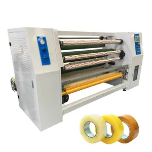 Factory bopp tape jumbo roll machine to manufacture adhesive cello tape