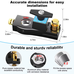 Phổ Pin Xe ngắt kết nối chuyển đổi isolator Power Cut Off Kill Thiết bị chuyển mạch cho RV ATV thuyền Xe Xe tải tự động Du thuyền - Product Image 6
