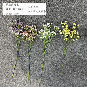 Mini Flores Artificiales <span class=keywords><strong>de</strong></span> Baby's Breath para Ramos <span class=keywords><strong>de</strong></span> Boda, Accesorios <span class=keywords><strong>de</strong></span> Fotografía, Decoración del Hogar, Venta al por Mayor, Color Personalizado OEM, Longitud <span class=keywords><strong>de</strong></span> Tallo Realista - Product Image 6