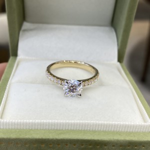<span class=keywords><strong>Bague</strong></span> en <span class=keywords><strong>or</strong></span> massif 14K 18K avec diamant de laboratoire rond taille brillant certifié IGI CVD VVS1 1CT 3CT 5CT, alliance de <span class=keywords><strong>mariage</strong></span>, <span class=keywords><strong>bague</strong></span> de fiançailles - Product Image 3