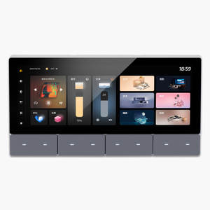 TL-5 مفتاح إضاءة ذكي ثلاثي لوحة تحكم باللمس لأتمتة المنزل من Tuya، جهاز تحكم في منتجات وأجهزة المنزل الذكي - Product Image 1