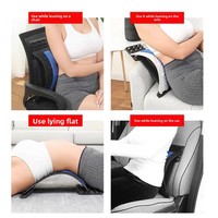Relajador de Columna Lumbar, Estirador de Cintura para Ejercicio, Masajeador de Tracción por Vibración, Soporte Cervical, Abre Espalda y Hombros para Yoga
