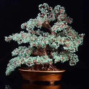 ต้นไม้พลอยหินบำบัดตามธรรมชาติใช้ประดับคริสตัลบอนไซก้อนกรวดโอลิวีนสำหรับตกแต่งฮวงจุ้ย - Product Image 4