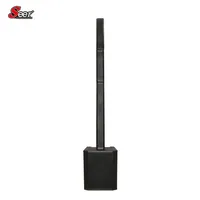 Système de haut-parleurs colonne actifs professionnels Seer CA 12-3.5, subwoofer 15 pouces, 2.0 canaux, sortie 1000W, pleine gamme, contreplaqué, aluminium