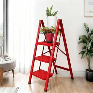 Sgabello Pieghevole Moderno Portatile con Scala, Alta Resistenza, Capacità di Carico 150kg, per <span class=keywords><strong>Cucina</strong></span>, Appartamento, Casa, Palestra, Bagno, Bambini, Soffitta - Product Image 2