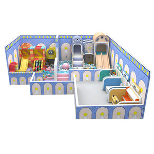 Коммерческая детская игровая площадка в мультяшном стиле для помещений — горка/бассейн с шариками/конструкторы и ролевые игры для торговых центров - Product Image 2