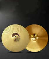 Cymbales de batterie en laiton durables et pratiques, disponibles en plusieurs tailles : 6/8/10/12/14/16/18/20 pouces