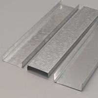 Profilé U galvanisé pour plafond suspendu, canal principal 38x10, grille de support de charge pour plafond suspendu