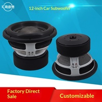 Subwoofer de voiture de 12 pouces, 1500W, haut-parleur audio haute puissance, cône en papier non pressé, compatible universellement avec la plupart des voitures et camions, 35Hz-2kHz