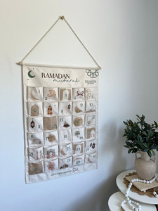 Bán buôn tùy chỉnh <span class=keywords><strong>ramadan</strong></span> đếm ngược vải EID mubarak trang trí <span class=keywords><strong>ramadan</strong></span> Advent lịch - Product Image 5