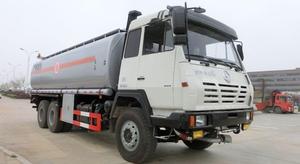 산시 자동차 유럽 2 Weichai 더블 열 380 마력 4375 + 1400 휠베이스 6x4 연료 탱크 트럭 - Product Image 2
