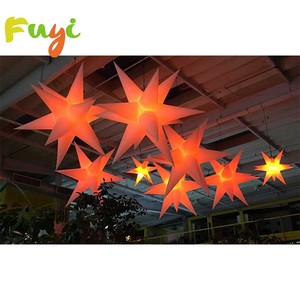 Modelo de Árbol de Estrellas Inflable con Iluminación, Decoración Inflable para Eventos - Product Image 5