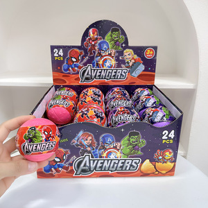 24 pièces/ensemble <span class=keywords><strong>Marvel</strong></span> Cartoon Cool Iron Bat Spider Man Capsule Toys Mystery Box Children 3D Doll Toys Keychain Surprise Blind Box - Product Image 1