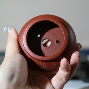 Quemador de Incienso de Arcilla Morada Estilo Chino, Trípode, Miniatura, Decorativo, Zen - Product Image 4
