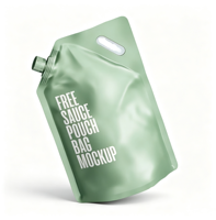 Pochettes souples personnalisées en BOPP de 1 L, 1,5 L, 2,5 L, 5 L pour liquides, avec impression en héliogravure, pour l'emballage d'eau potable, de lait, d'aliments et de jus