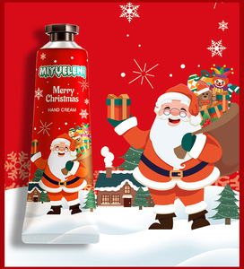 Usine de marque privée Vente en gros <span class=keywords><strong>Crème</strong></span> pour les mains de Noël 30g saveurs différentes mini lotion hydratante pour les mains - Product Image 2