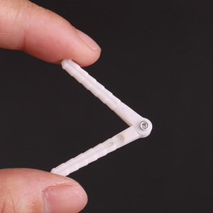 Charnière à axe fixe D2.5 en plastique pour modèles réduits d'avions RC, pièces d'avions en bois léger - Product Image 2