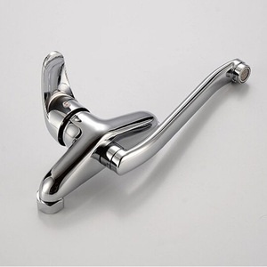 Grifo de cocina Jishiduo de pared con una sola manija, giratorio 360 grados, con válvula de cerámica para fregadero - Product Image 2