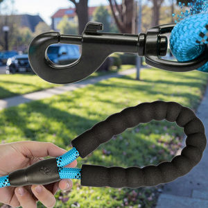 Gran oferta de accesorios para perros de alta resistencia, Correa manos libres, correa de cuerda de nailon reflectante colorida, correa para perros - Product Image 4