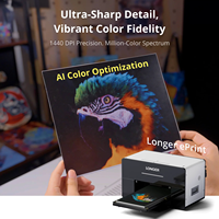 Printer UV Dual-head EPrint Lebih Panjang 1440 DPI Resolusi Tinggi Printer UV Flatbed Desktop untuk 300+ Material Printer UV 3D