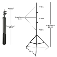 Réflecteur en polyéthylène haute performance SH Brand 50x70cm pour kit d'éclairage LED photographique et accessoires de studio photo