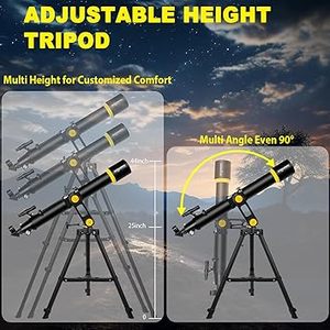 Telescópio Monocular Refrator Astronômico Solomark 901000 de Alta Qualidade Profissional Ajustável em Liga de Alumínio para Entretenimento - Product Image 4