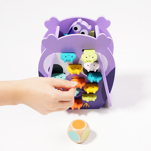 Divertido <span class=keywords><strong>Juego</strong></span> <span class=keywords><strong>de</strong></span> Construcción <span class=keywords><strong>de</strong></span> Búho <span class=keywords><strong>de</strong></span> Dibujos Animados, Bloques <span class=keywords><strong>de</strong></span> Ensamblaje, <span class=keywords><strong>Juego</strong></span> <span class=keywords><strong>de</strong></span> <span class=keywords><strong>Mesa</strong></span> Interactivo <span class=keywords><strong>de</strong></span> Educación Temprana para Niños, Regalos <span class=keywords><strong>de</strong></span> Madera, Juguetes - Product Image 3