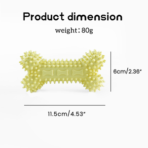 TPR Mainan Gigit untuk anjing peliharaan, Mainan Gigit tahan gigit untuk melatih Molar anjing warna-warni tahan lama lembut tulang karet gigit untuk anjing mengunyah - Product Image 3