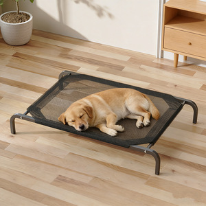 Dog Bed All Season Mesh <b>Cot</b> Washable For Small Medium Large Dogs Rectangle Floor Pet Bed Summer Proof - Product Image 3
