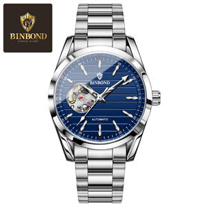 Reloj de Hombre 2026, 40mm, Esqueleto, Mecánico Automático, de Lujo, Acero Inoxidable, 3BAR Resistente al Agua, Luminoso - Product Image 5