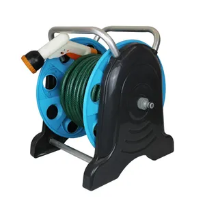 Utility aluminum garden hose reel for Gardens & Irrigation 