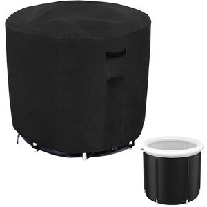 Waterproof 600D Heavy Duty Cover Outdoor Ice Bathtub For Portable Foldable Cold Plunge Ice Bath Tub For Athletes