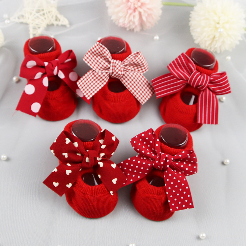 Baby Socks Rubber Soles Autumn Cotton