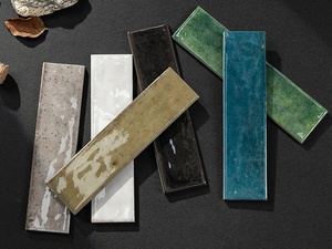 Compra al por Mayor de Azulejos de Cerámica Esmaltada de 60x240mm, Azulejos de Porcelana de Colores Variados para Paredes de Piscinas - Product Image 6