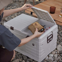 Organisateur pliable, conteneur pliable, boîte imperméable d'extérieur, bacs de rangement pliables, boîtes, armoire grande avec couvercles