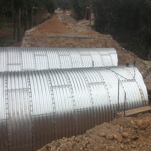 600mm 900mm 1000mm setengah lingkaran merakit bergelombang baja tergalvanis jalan jembatan Culvert pipa - Product Image 2